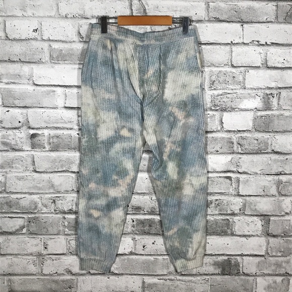 PJ Salvage Waffle Knit Tie Dye Pyjama Set Small - Picture 7 of 7